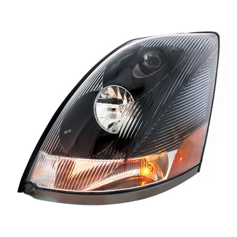 "Blackout" Headlight Made for 2004+ Volvo VN