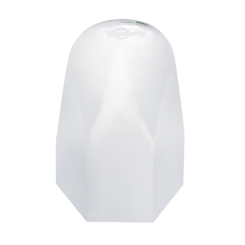 1 1/2" x 2 3/4" Chrome Plastic Tall Nut Cover - Push-On